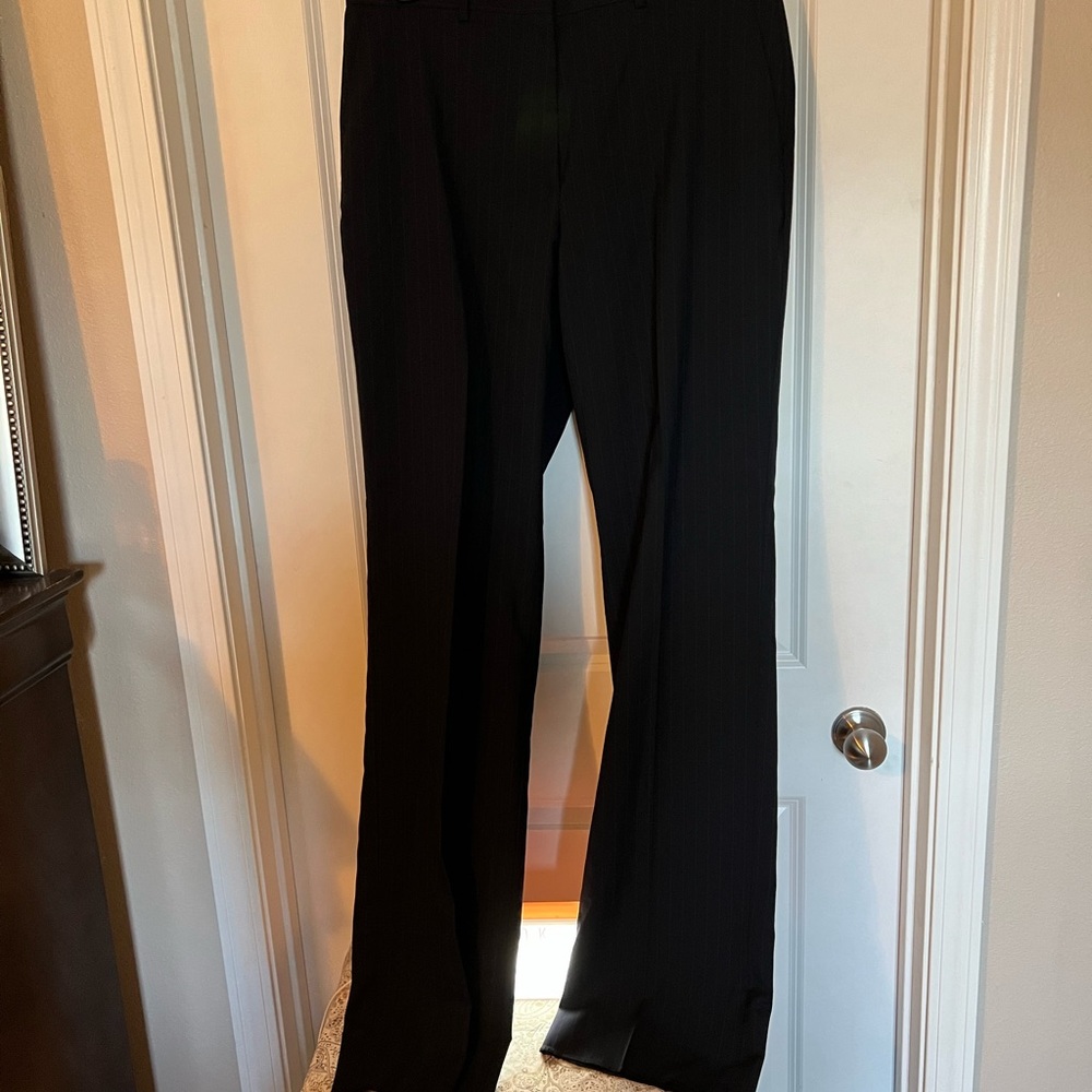 16 ULTRA Long Navy Pinstripe Pants